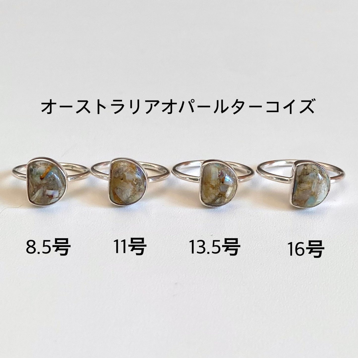 Silver925 1stone ring 8
