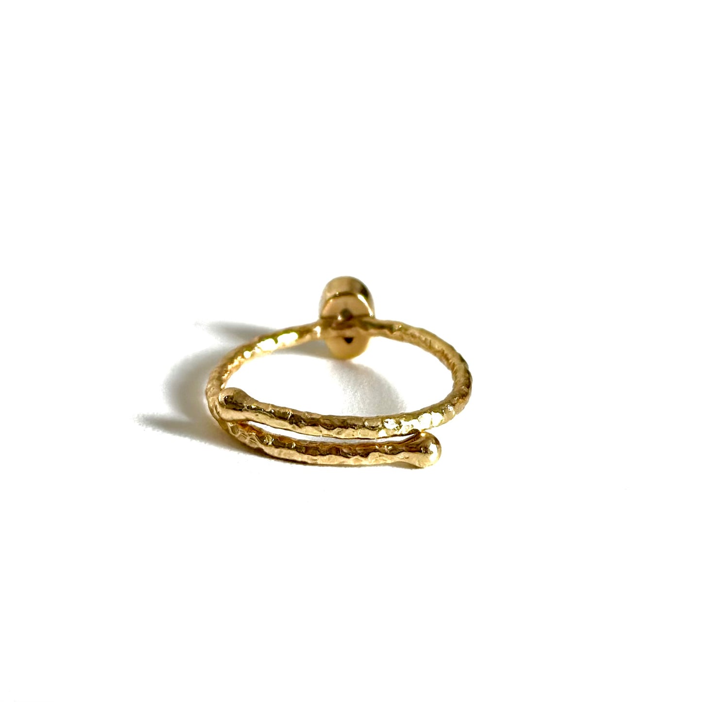 Brass petit ring 54