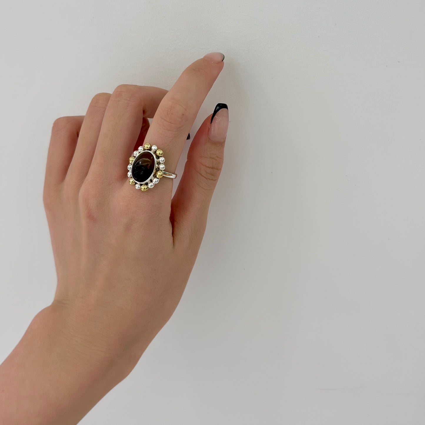 Silver925×Brass design ring