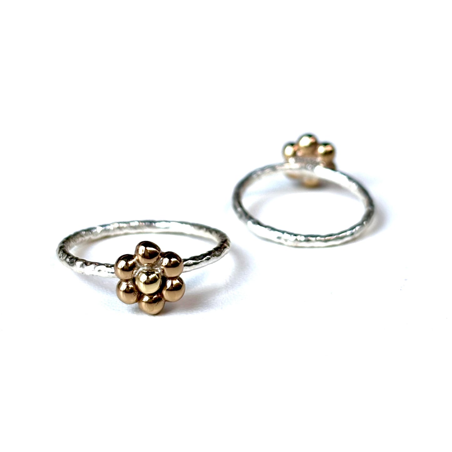 Flower plain ring 26
