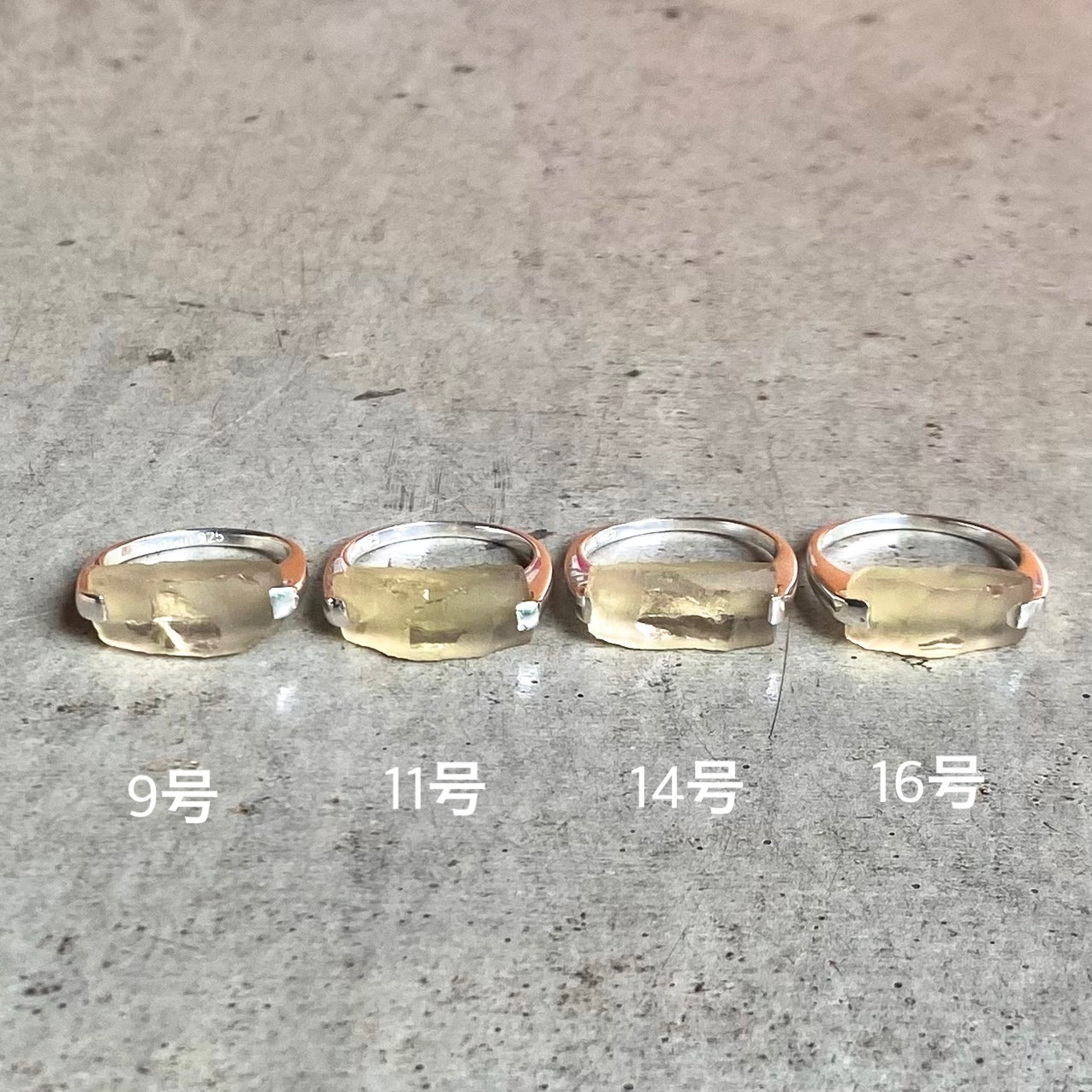 Silver925 roughcut ring 1