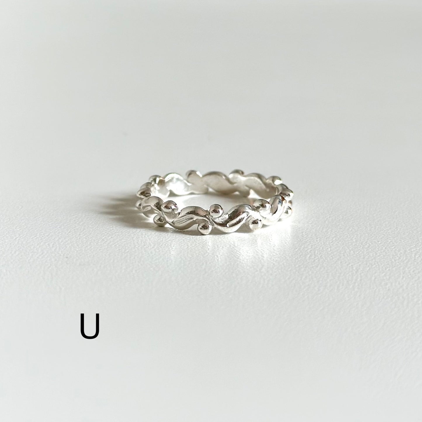 Silver925 plain ring 83