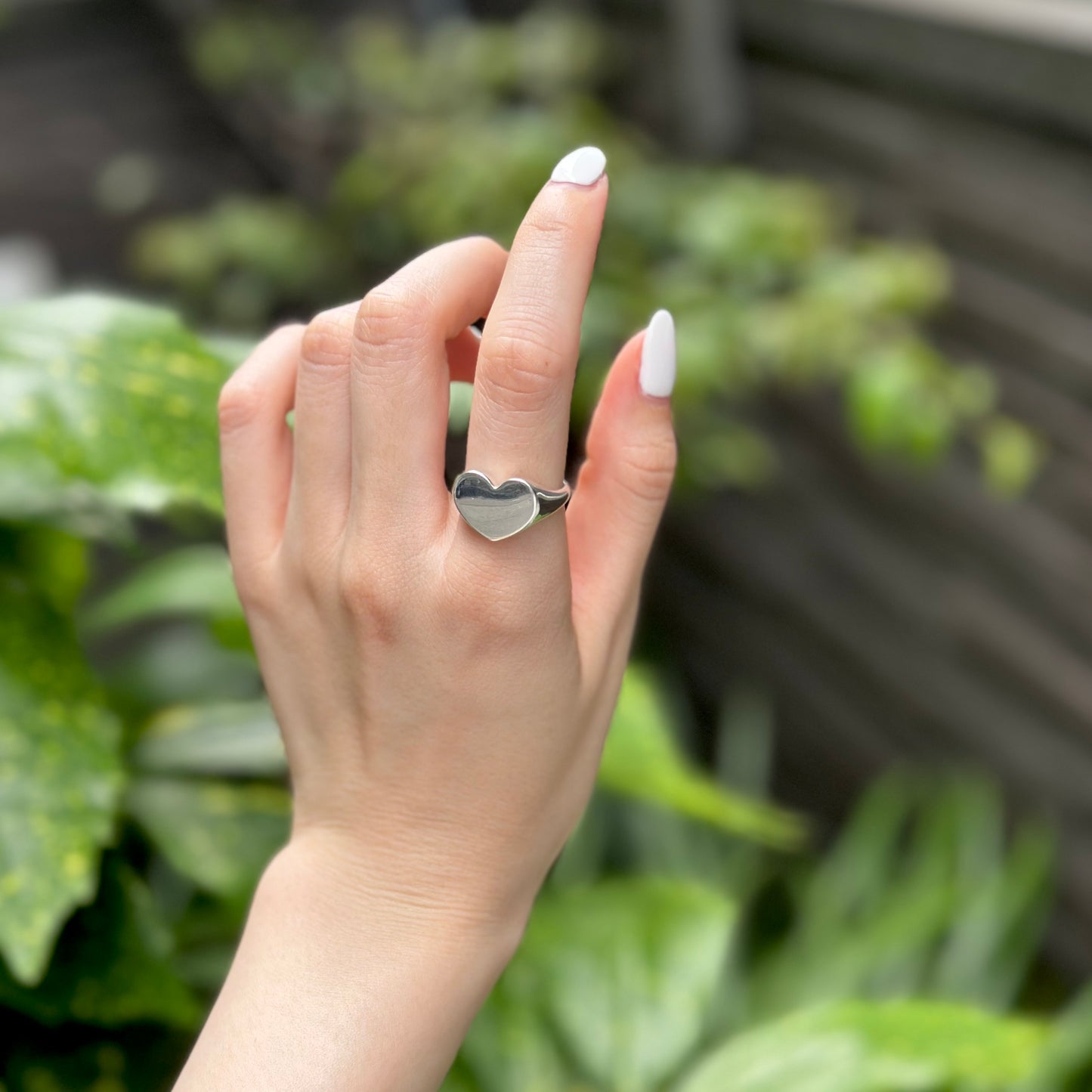 Heart plain ring 20