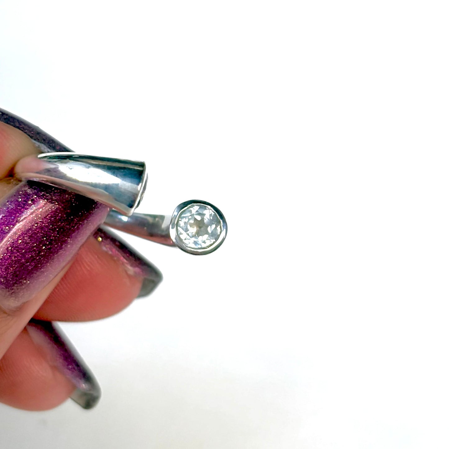 Silver925 2stone ring 19