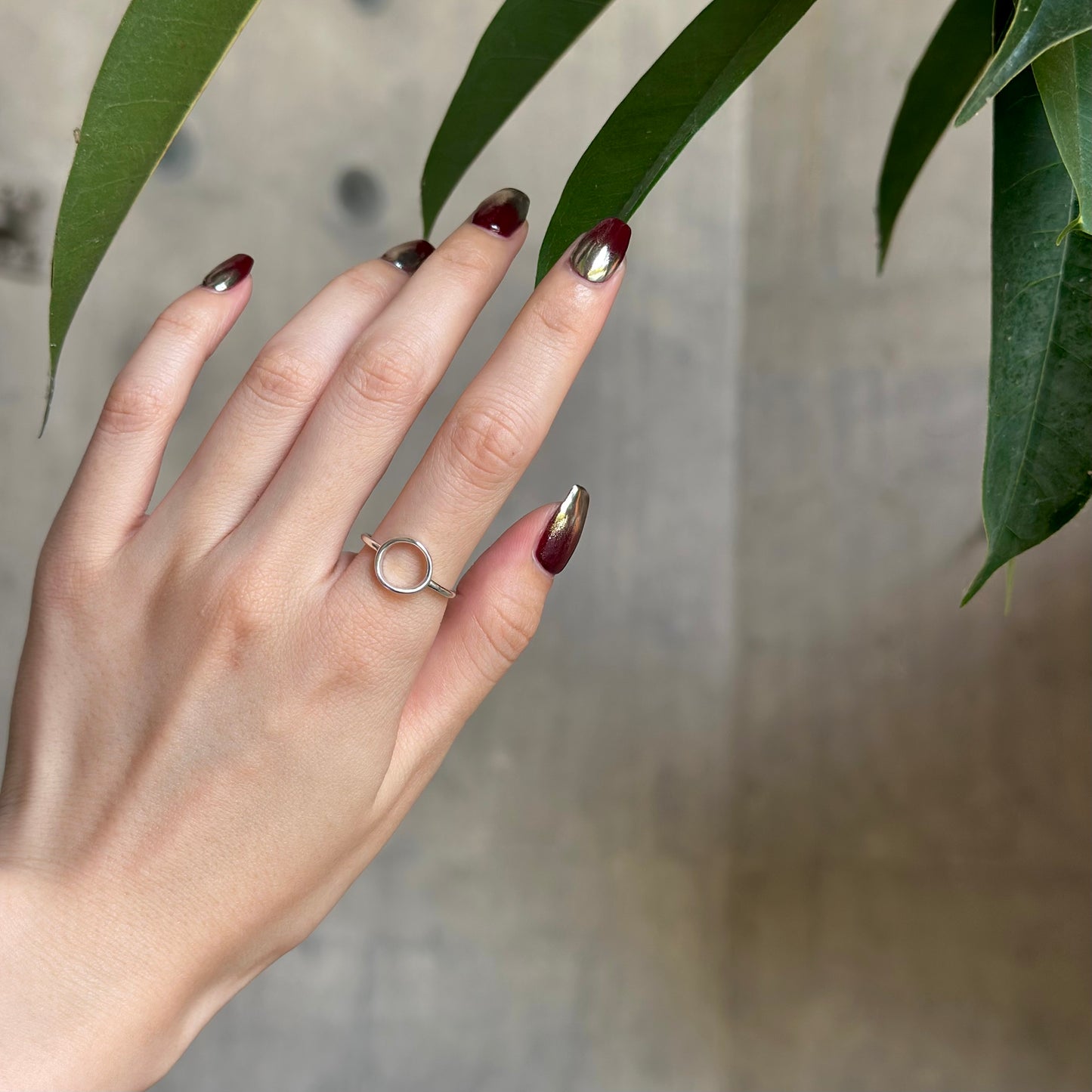 Silver925 plain ring 76