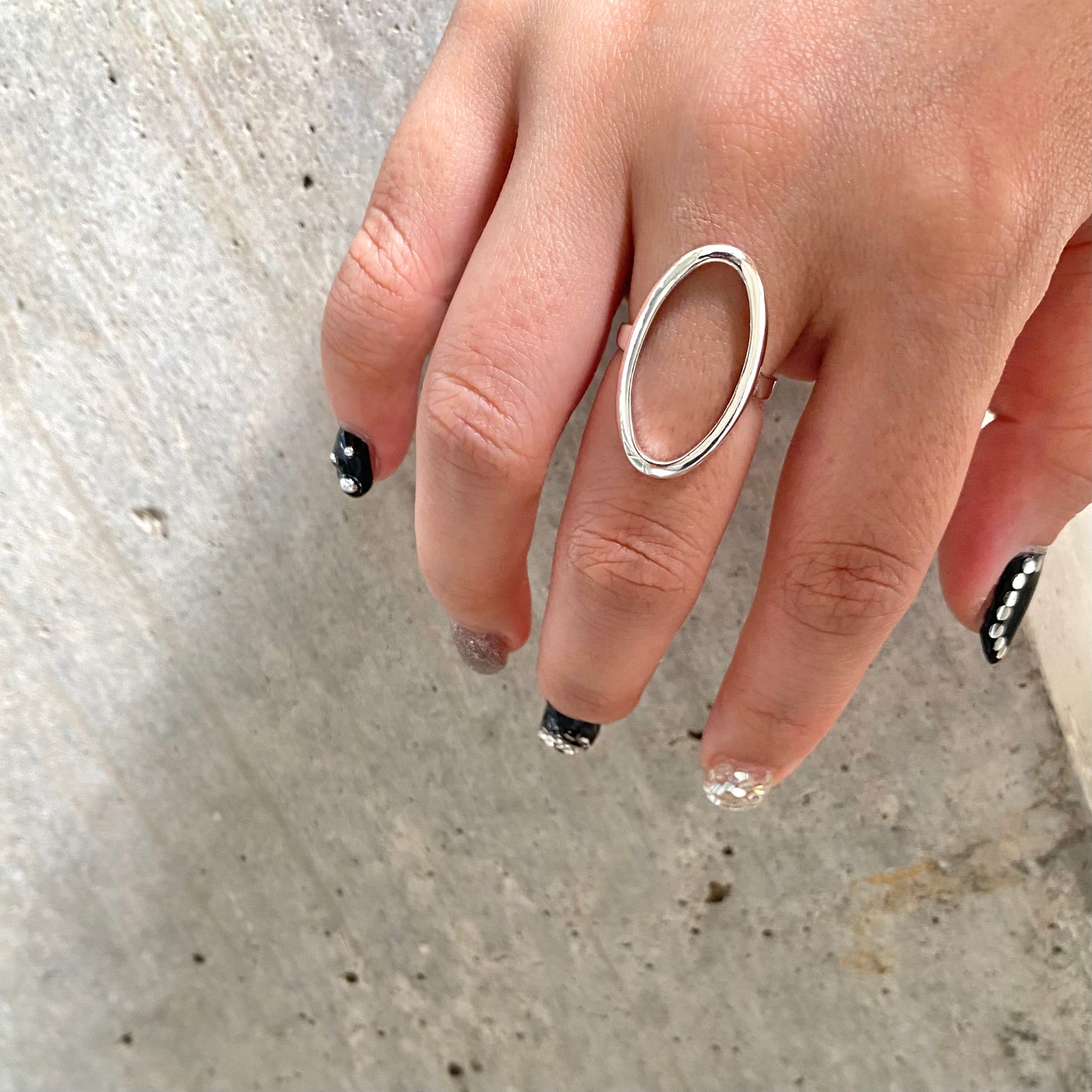 Silver925 plain ring 86