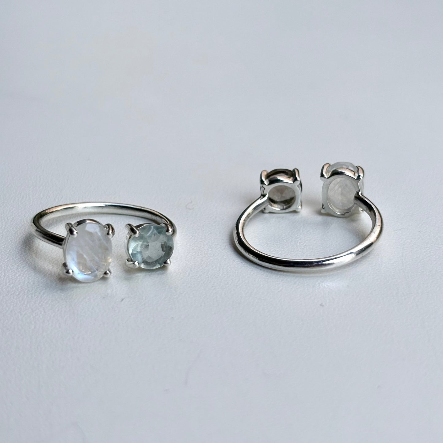 Silver925 2stone ring 16