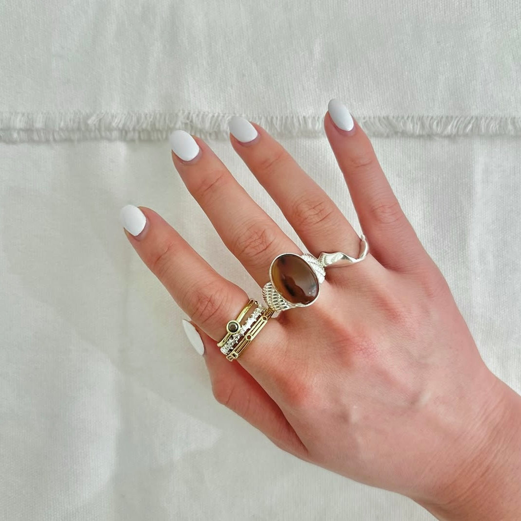 Silver925 plain ring 39