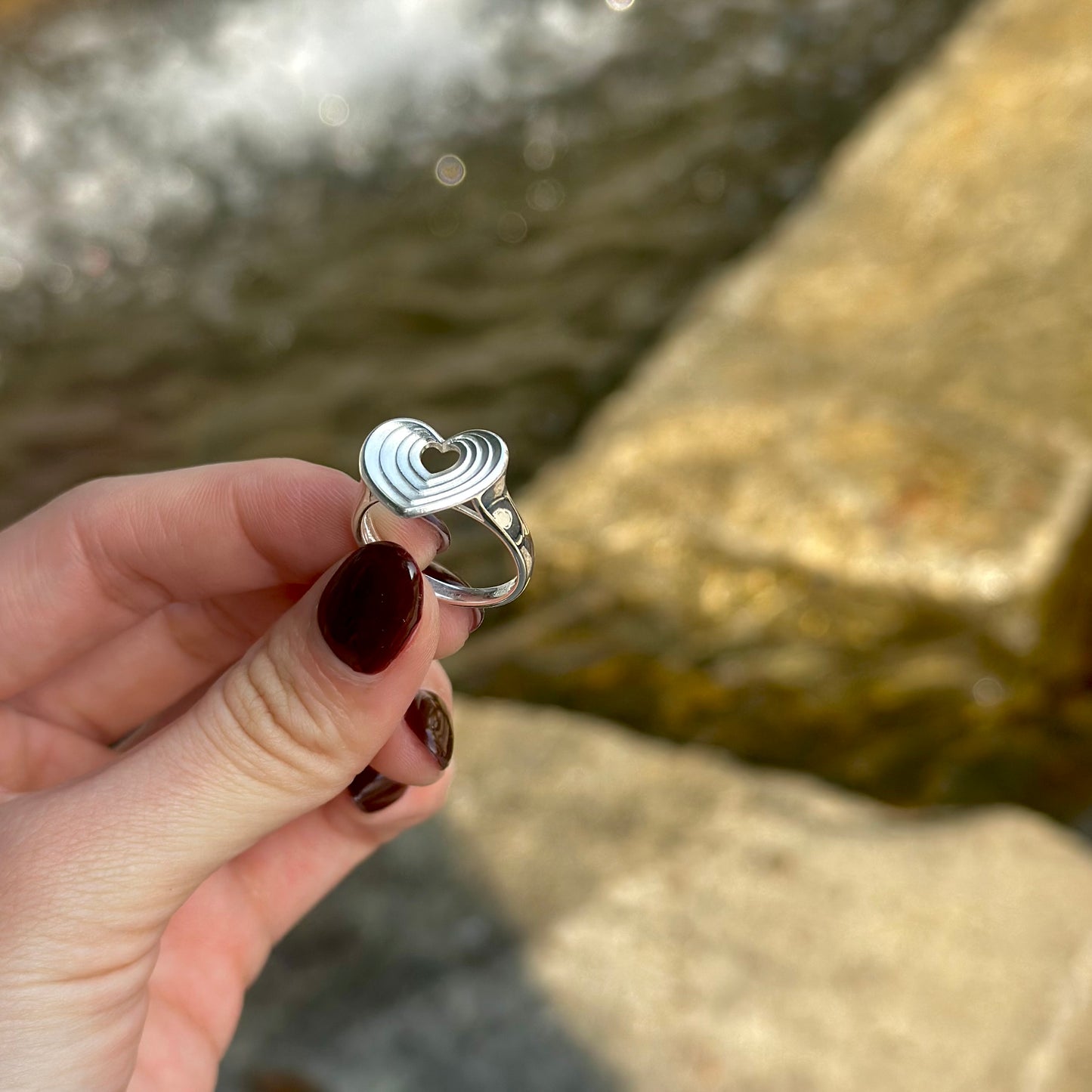 Heart plain ring 47