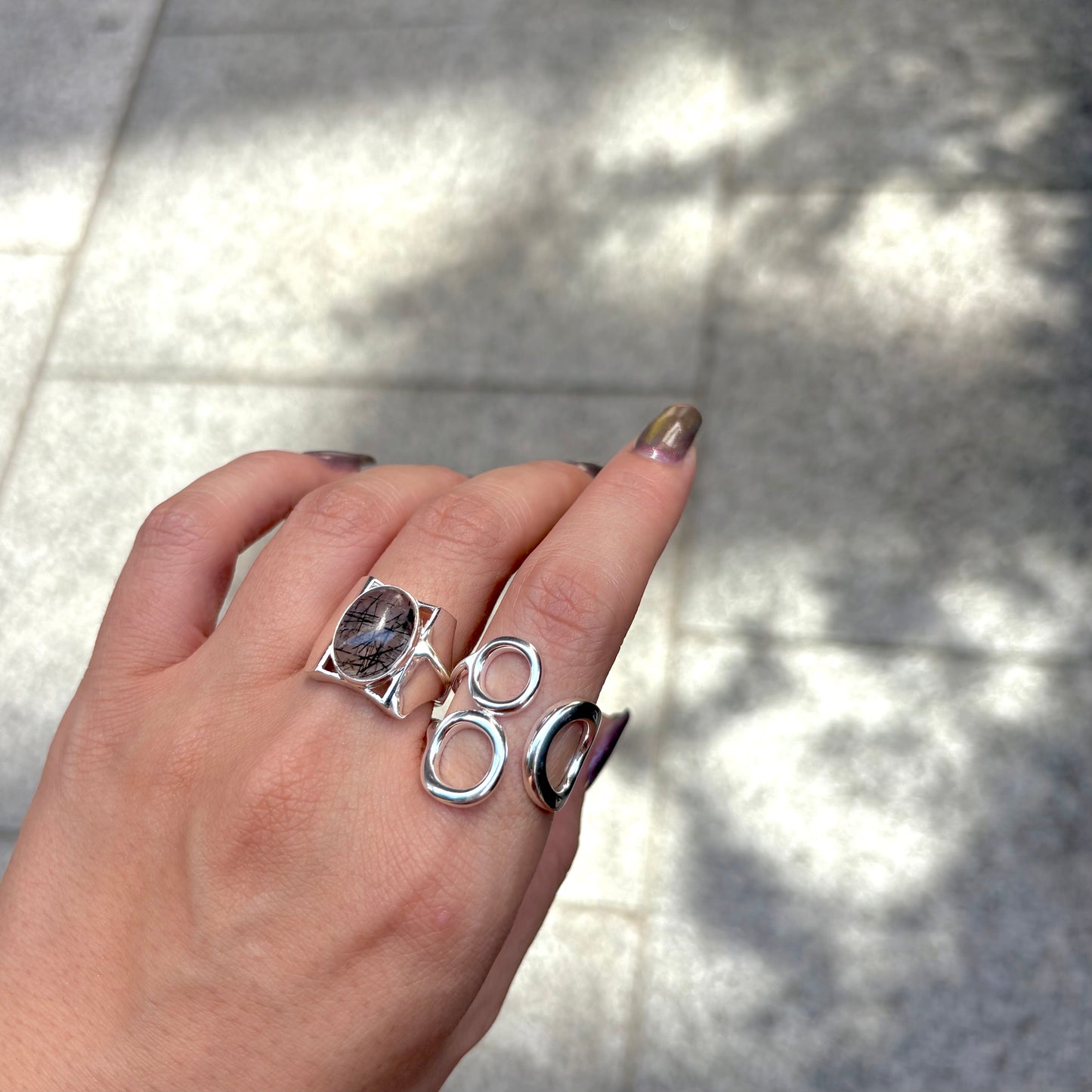 Silver925 design ring 77
