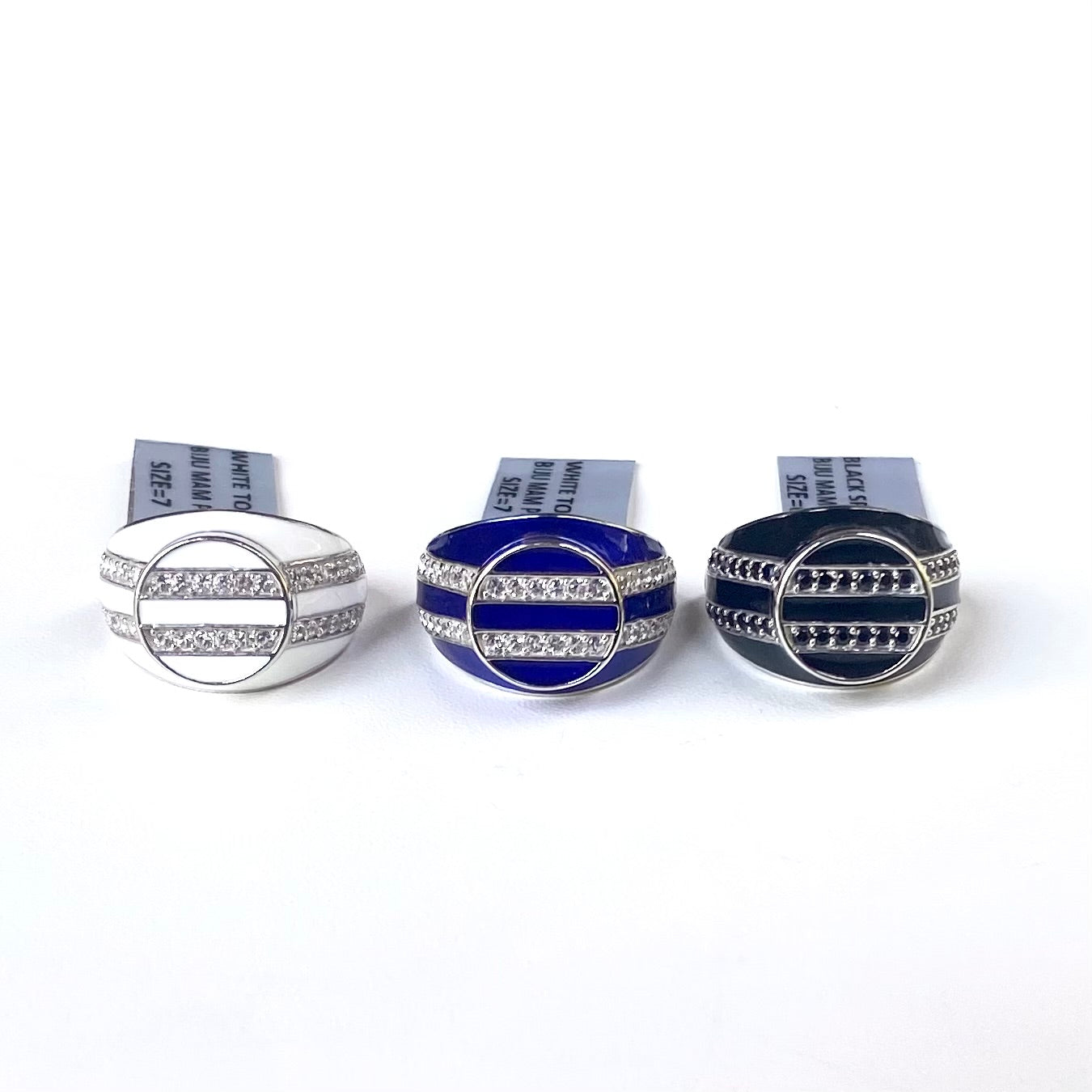 【Bijumam poco】Enamel × stone ring