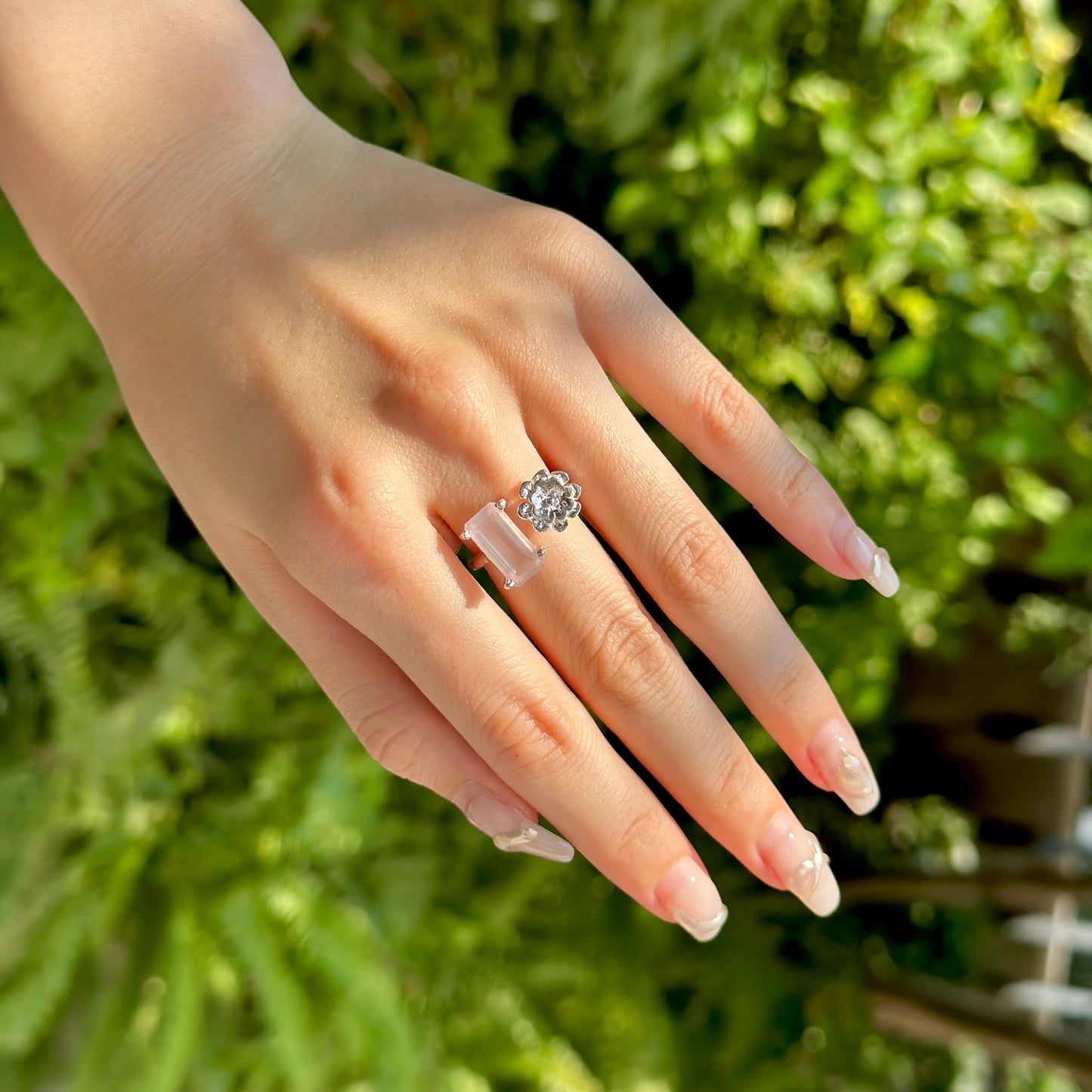 Flower design ring 5