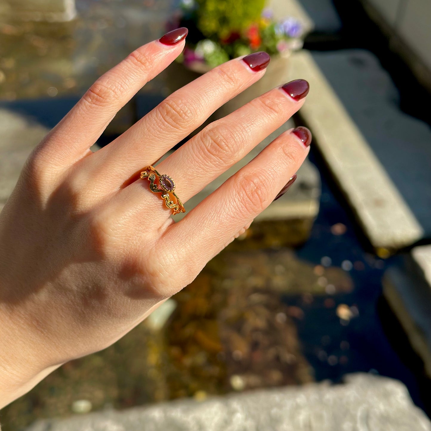 Brass petit ring 50