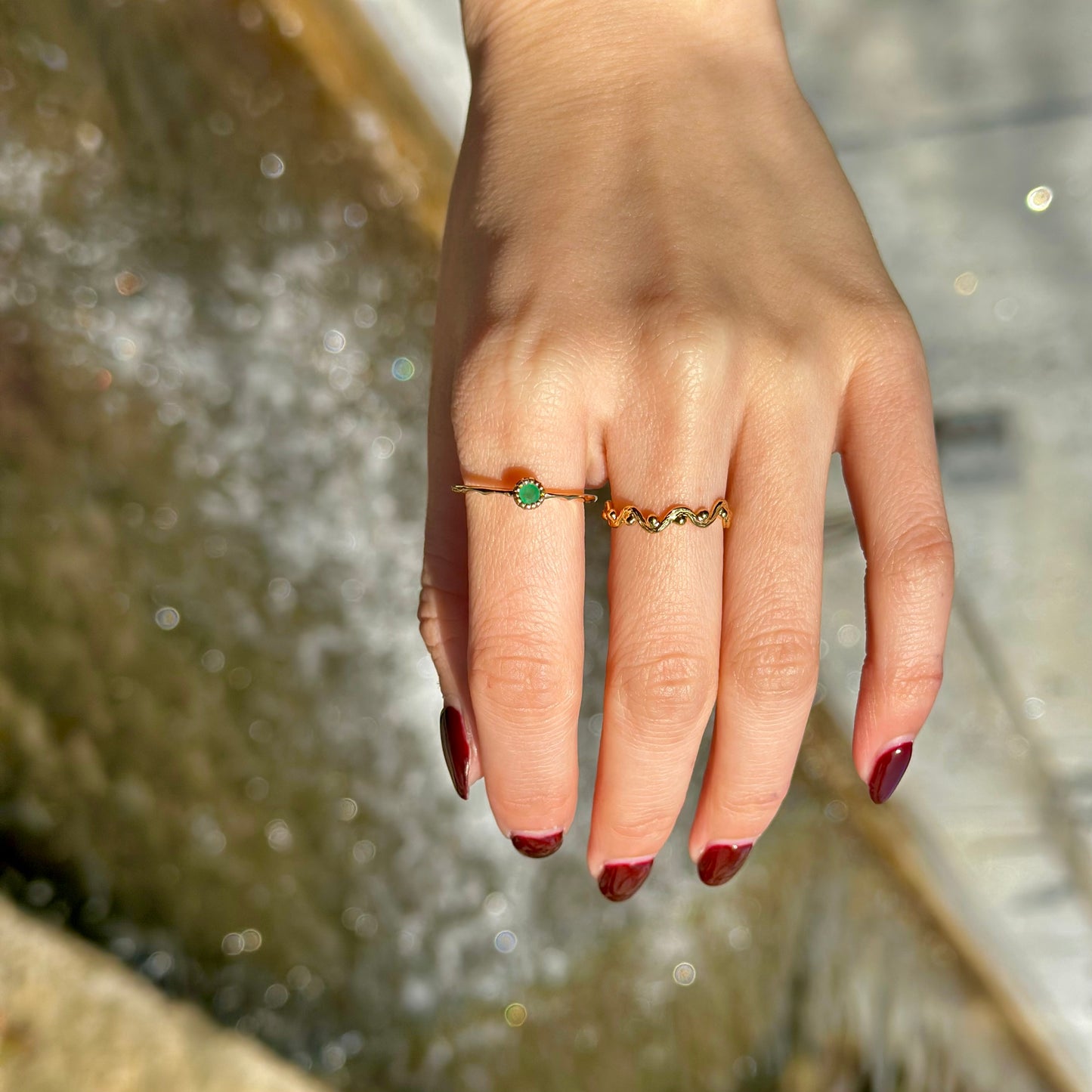 Brass petit ring 51