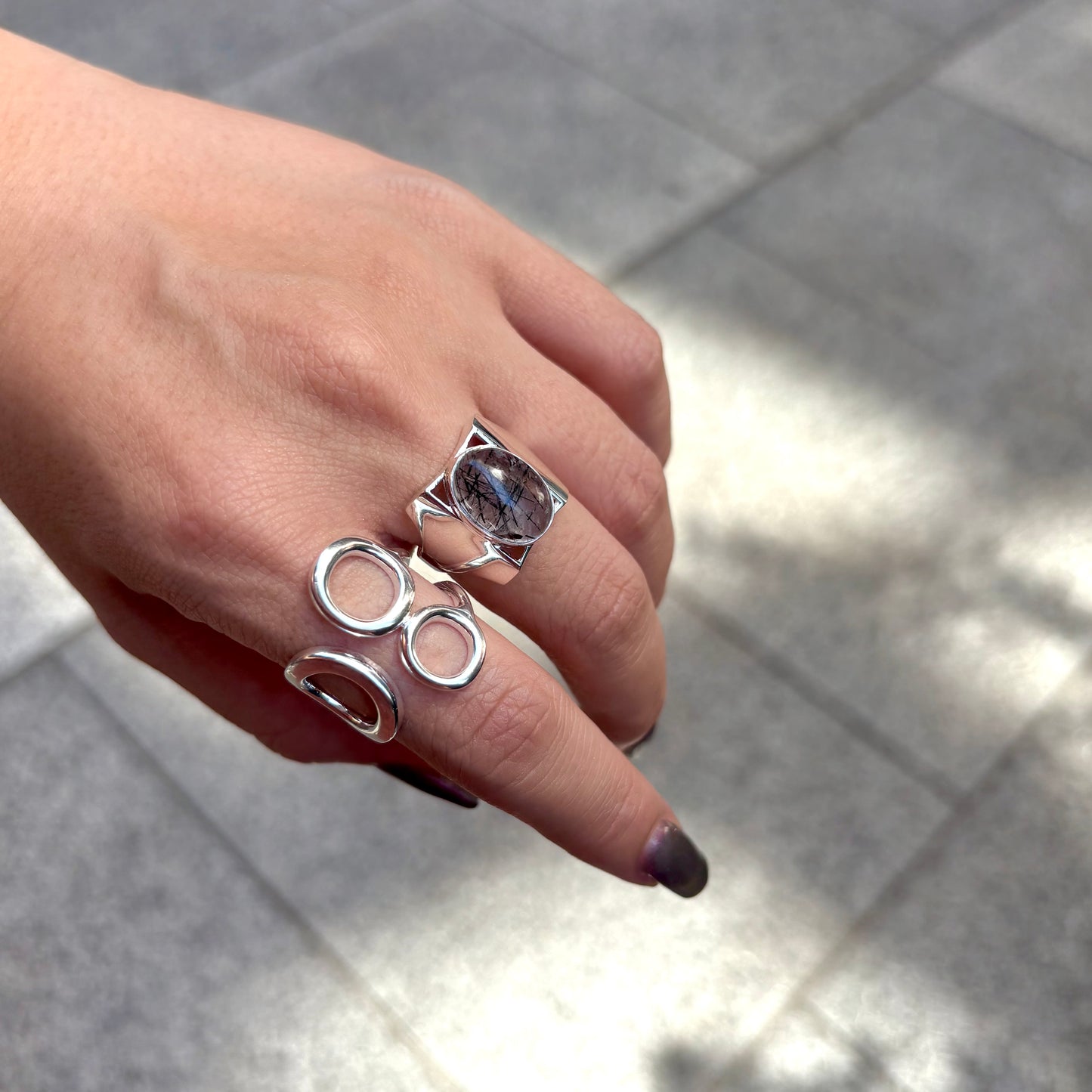 Silver925 design ring 77