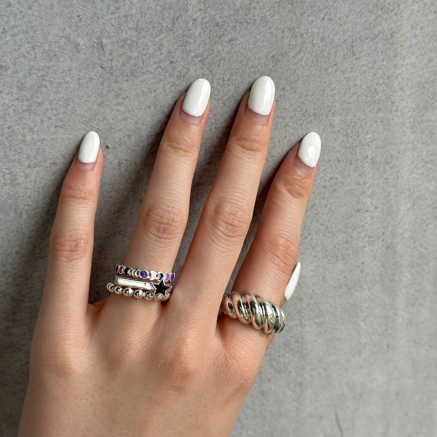 Star enamel ring 1