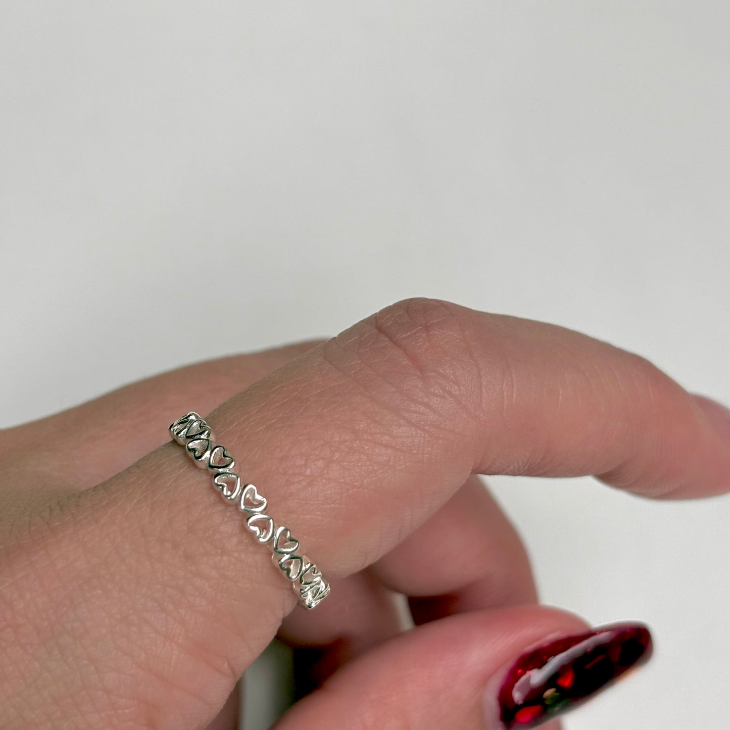 Heart plain ring 31