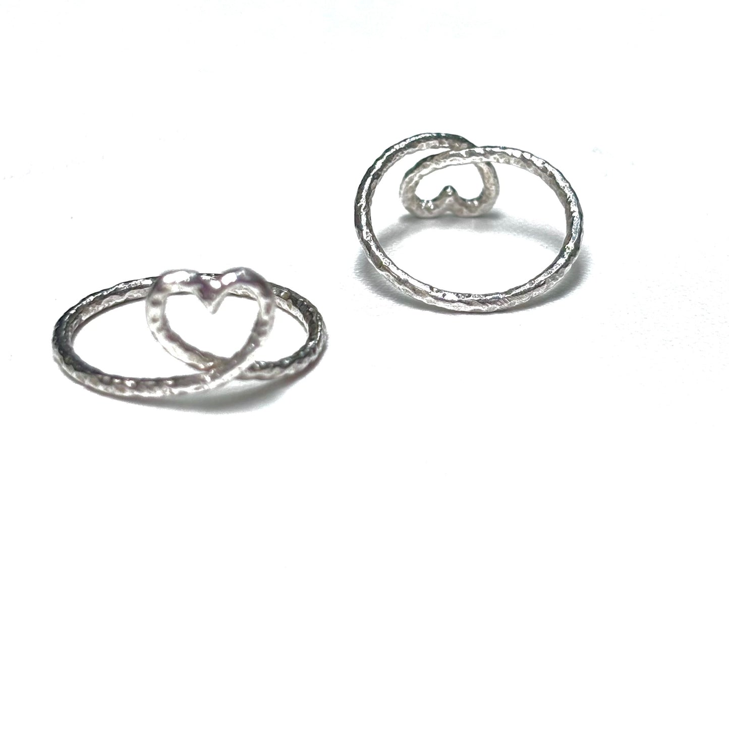 Heart plain ring 25