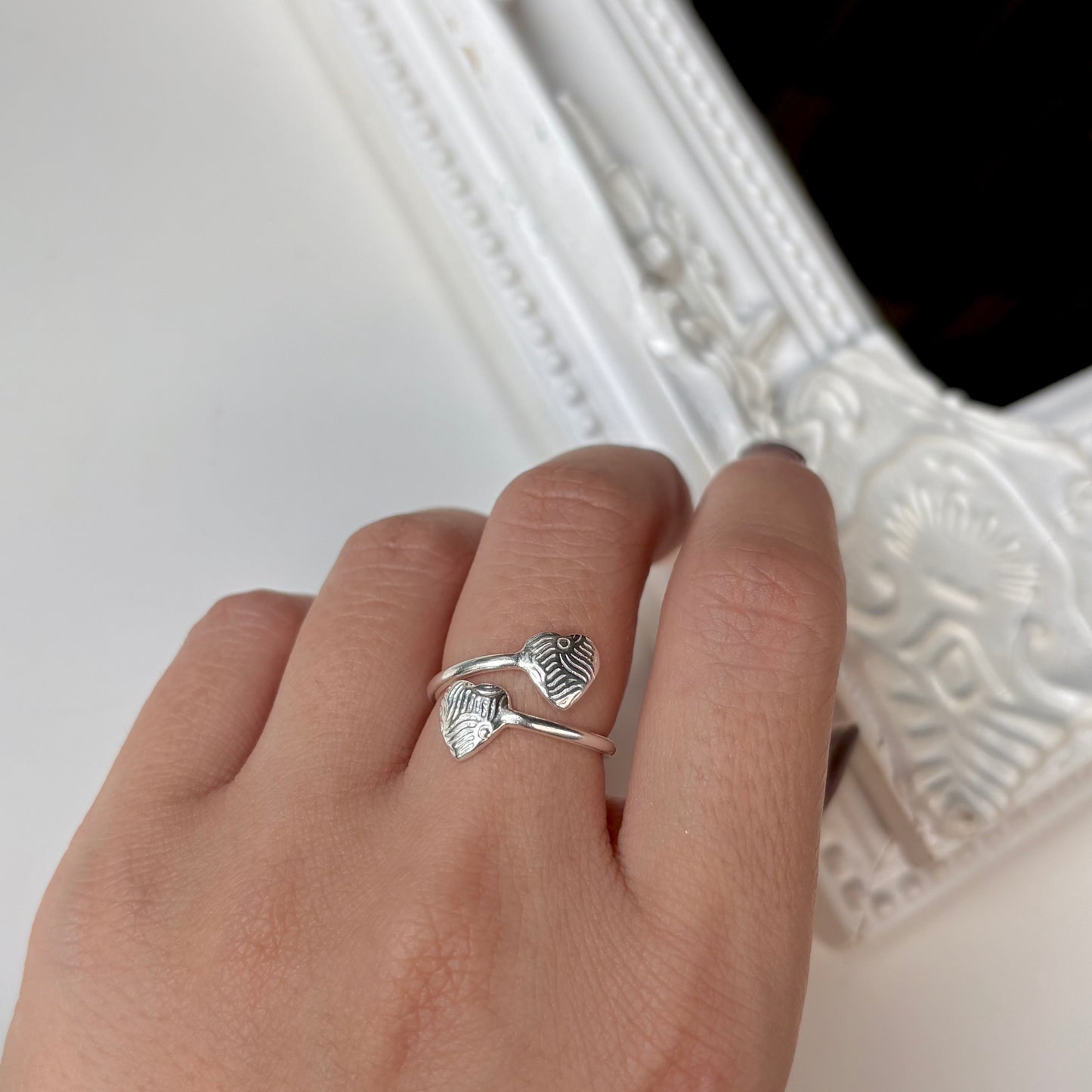 Heart plain ring 28