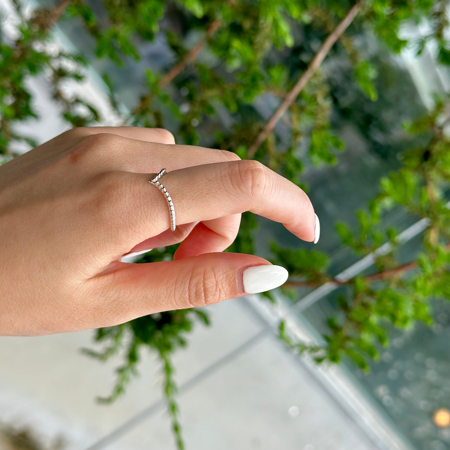 Silver925 plain ring 22