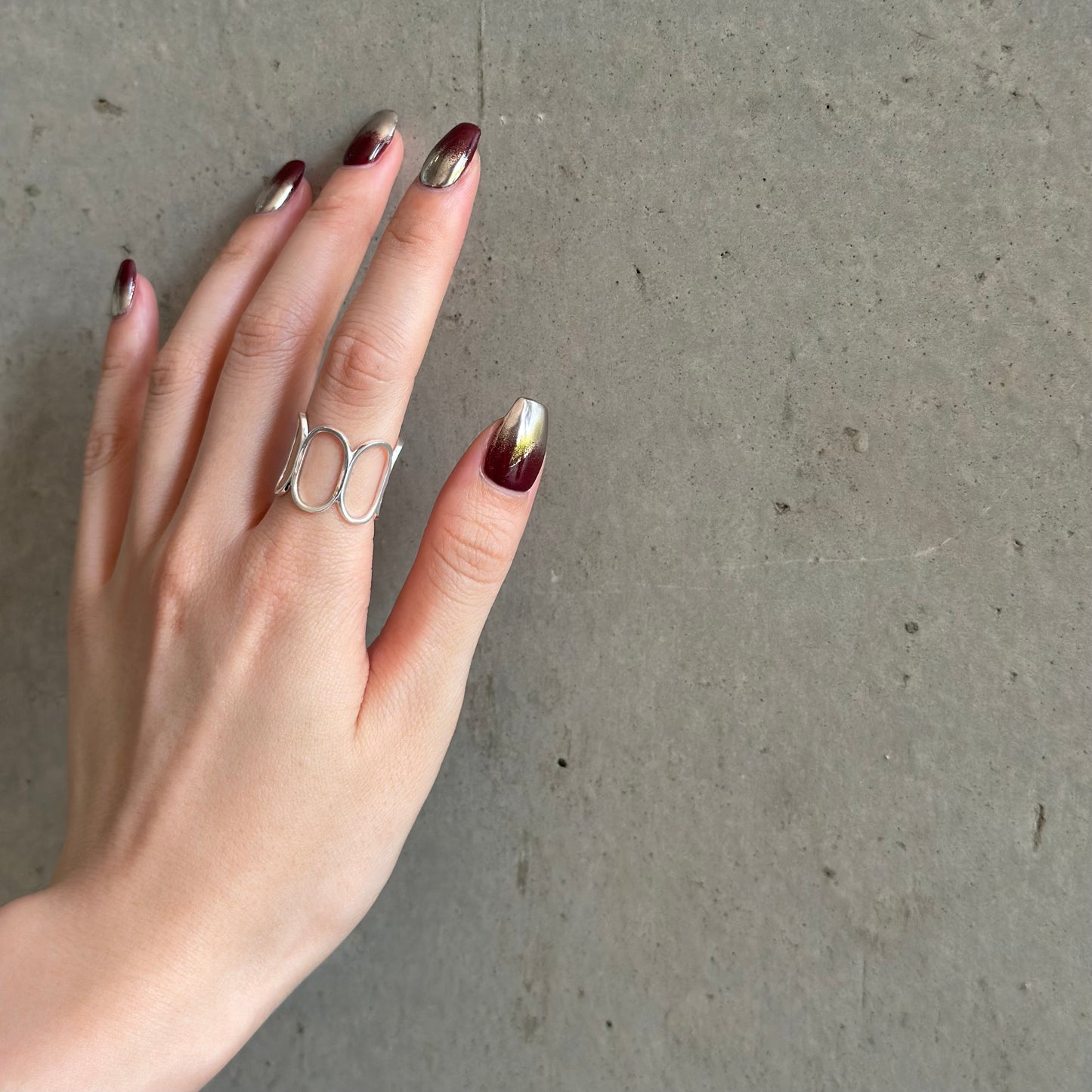 Silver925 plain ring 86
