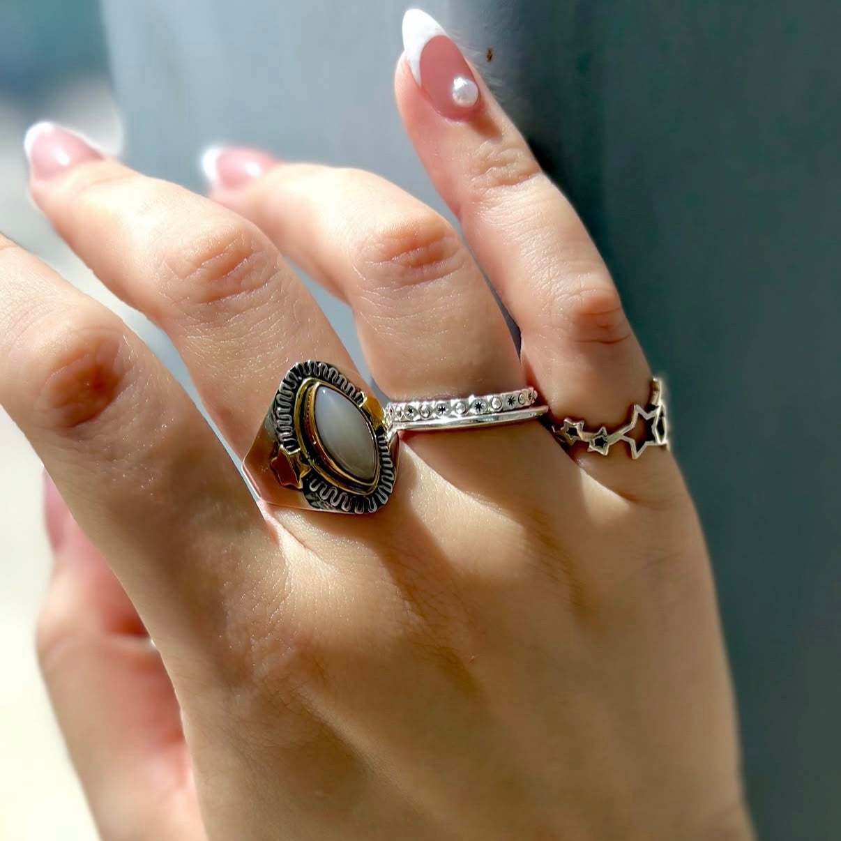 "Star" plain ring 7