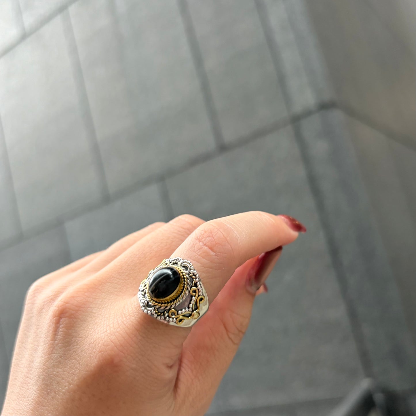 Connect ring〈 Black 〉