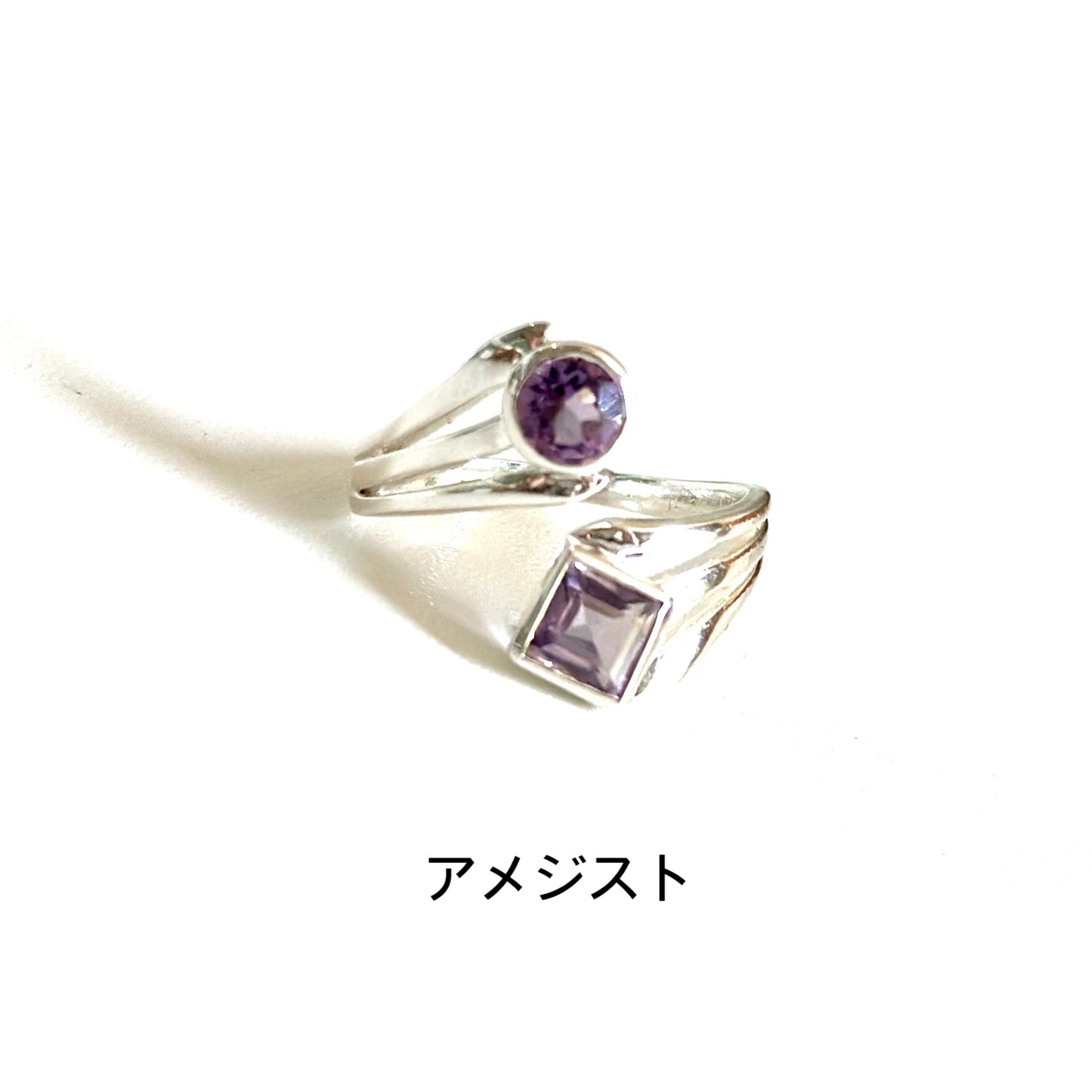 Silver925 2stone ring 14
