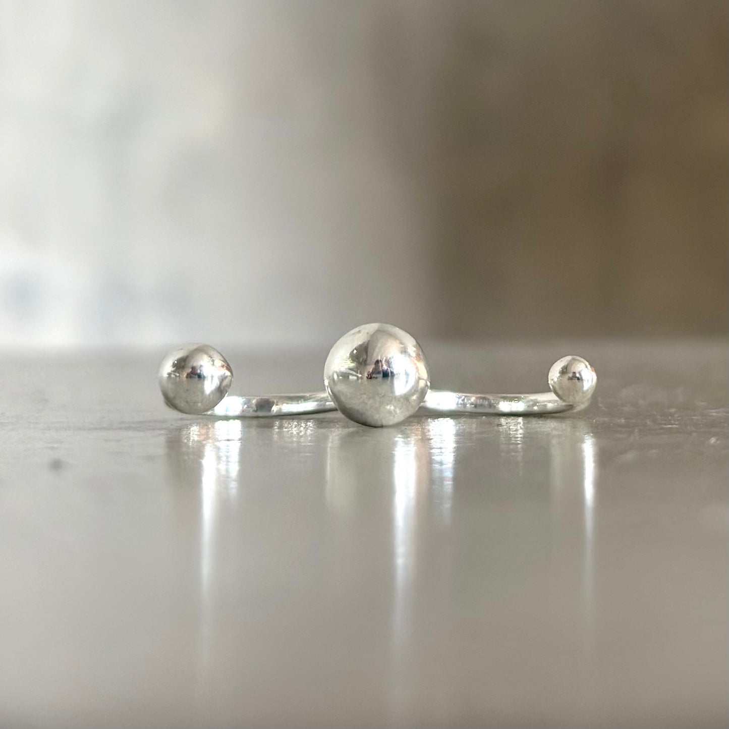 Silver925 2finger ring 3