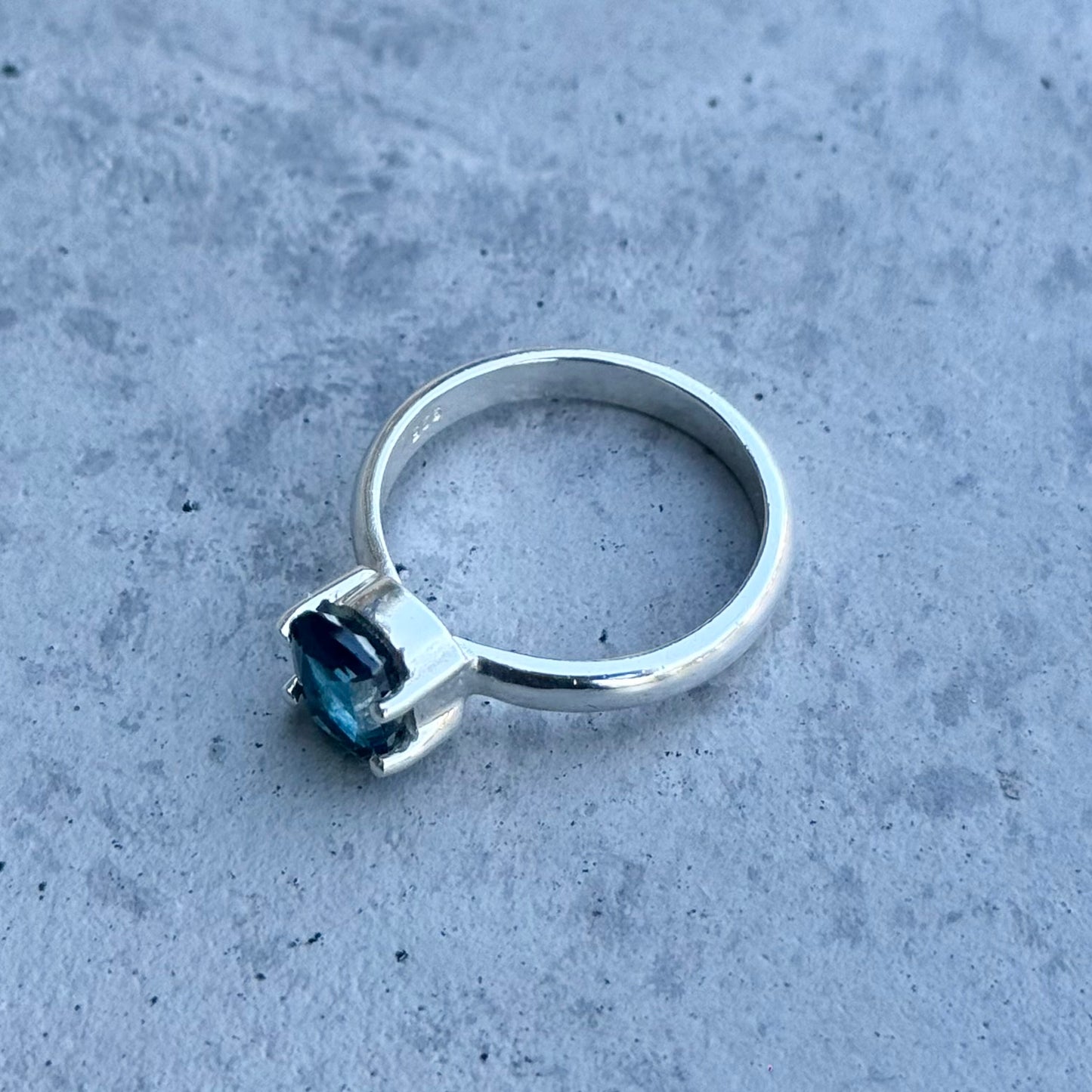 London Blue topaz ring 1