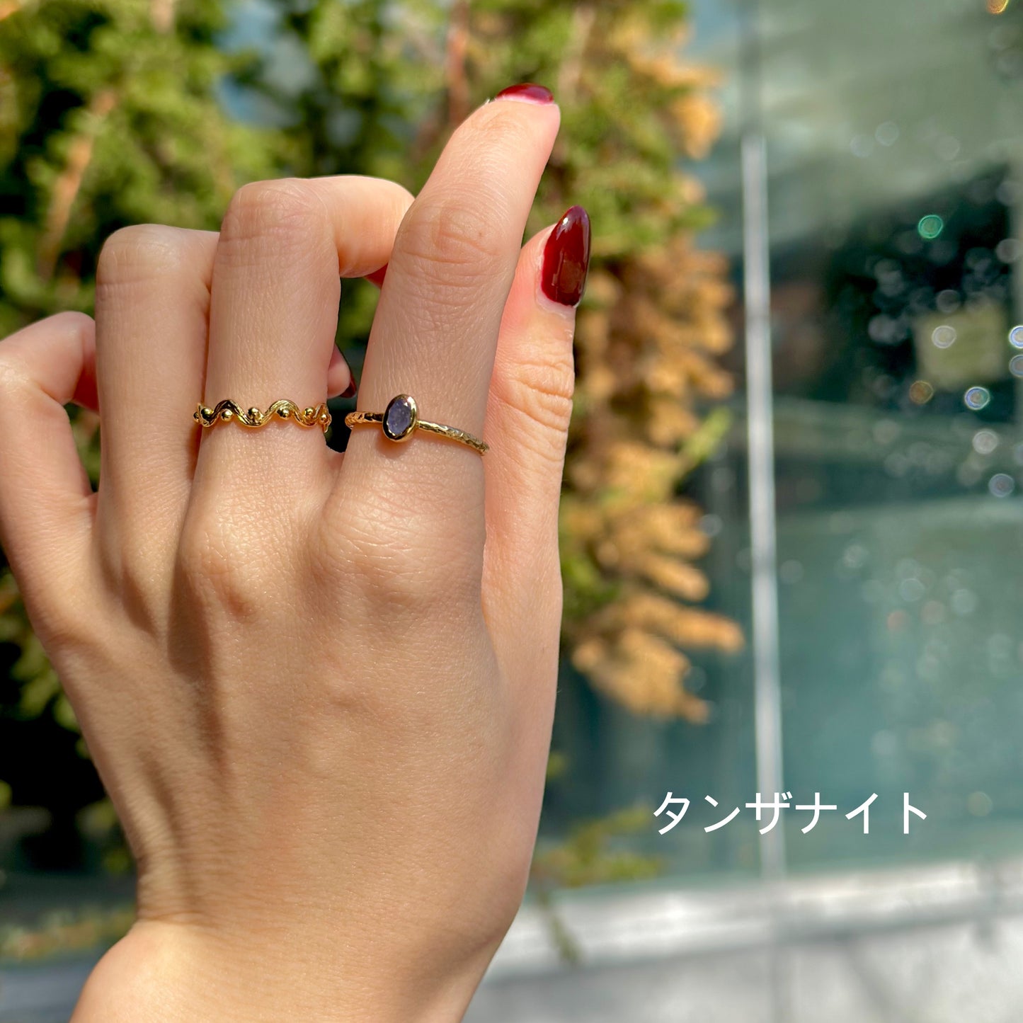 Brass petit ring 54