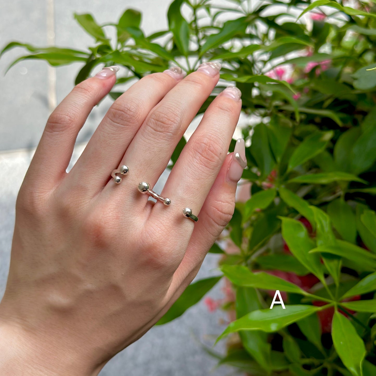 2finger plain ring 2