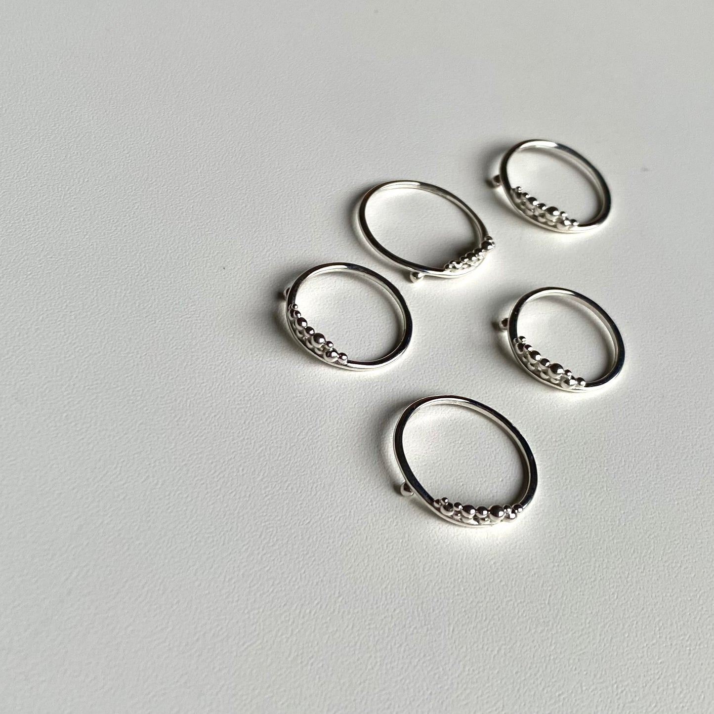 Silver925 plain ring 64