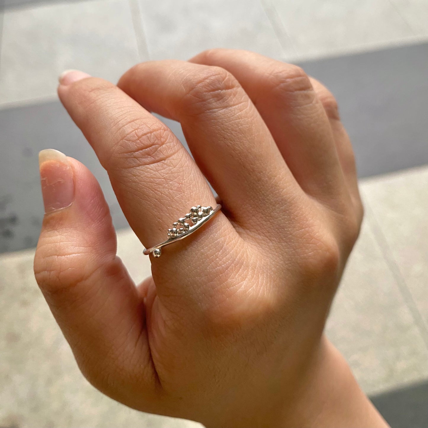 Silver925 plain ring 64
