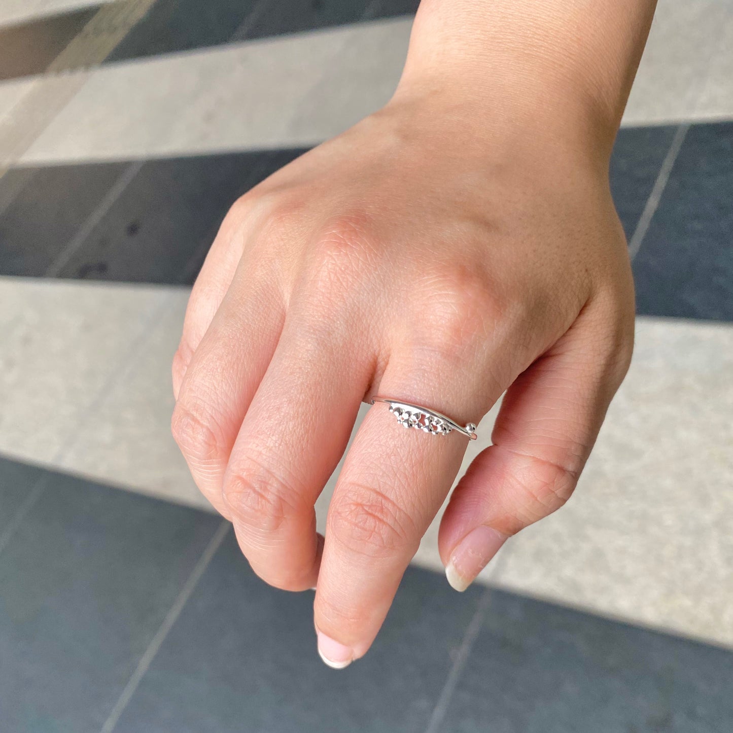 Silver925 plain ring 64