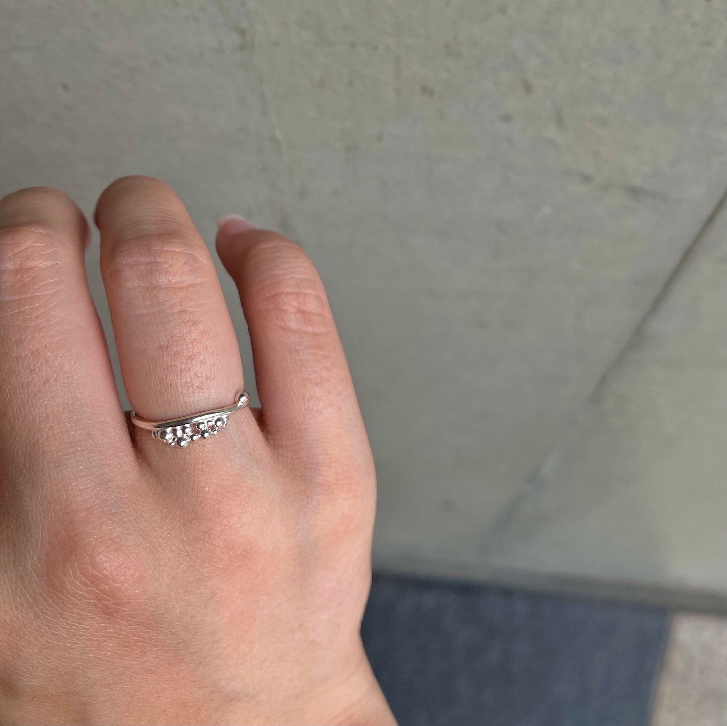 Silver925 plain ring 64