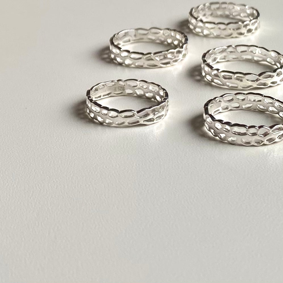 Silver925 plain ring 65