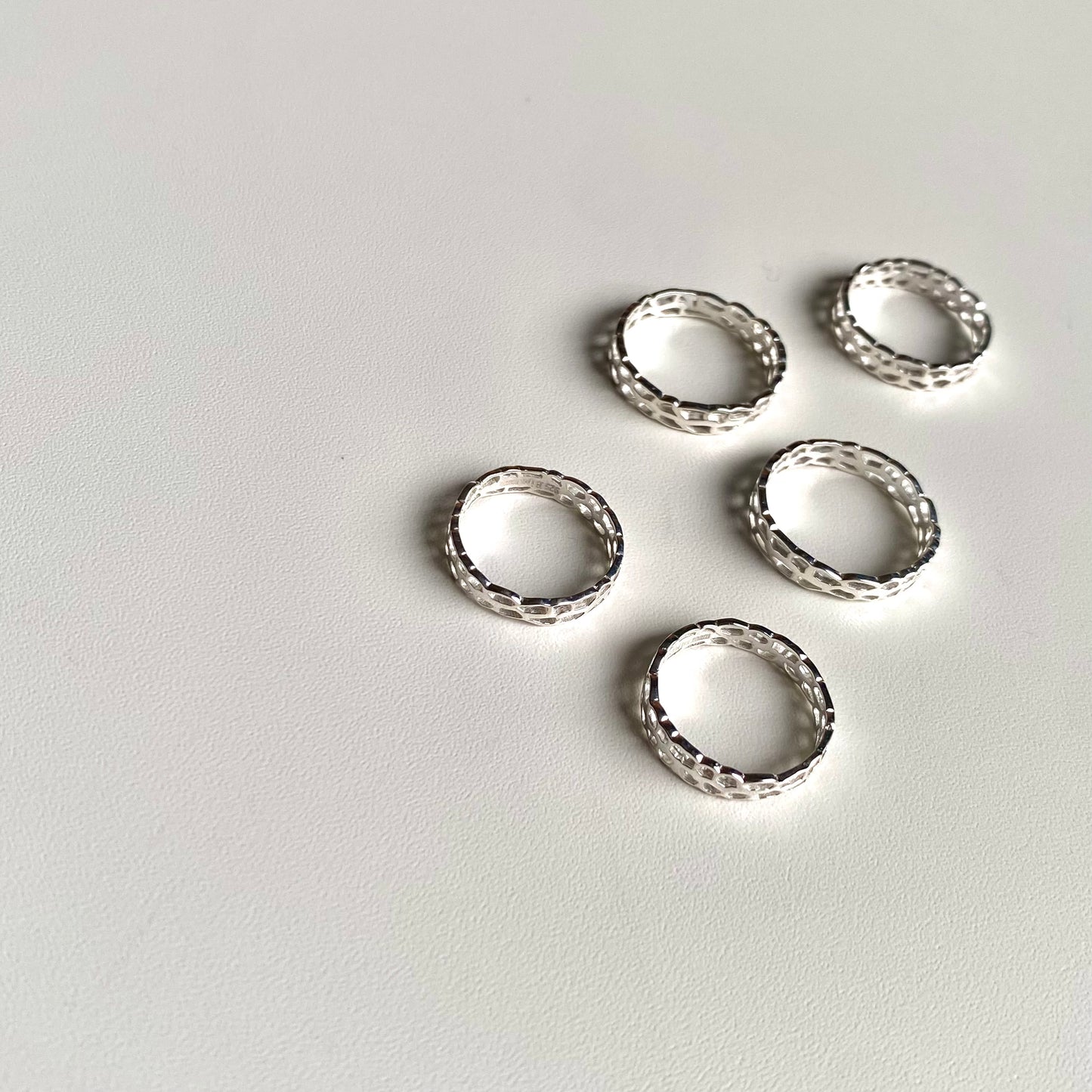 Silver925 plain ring 65