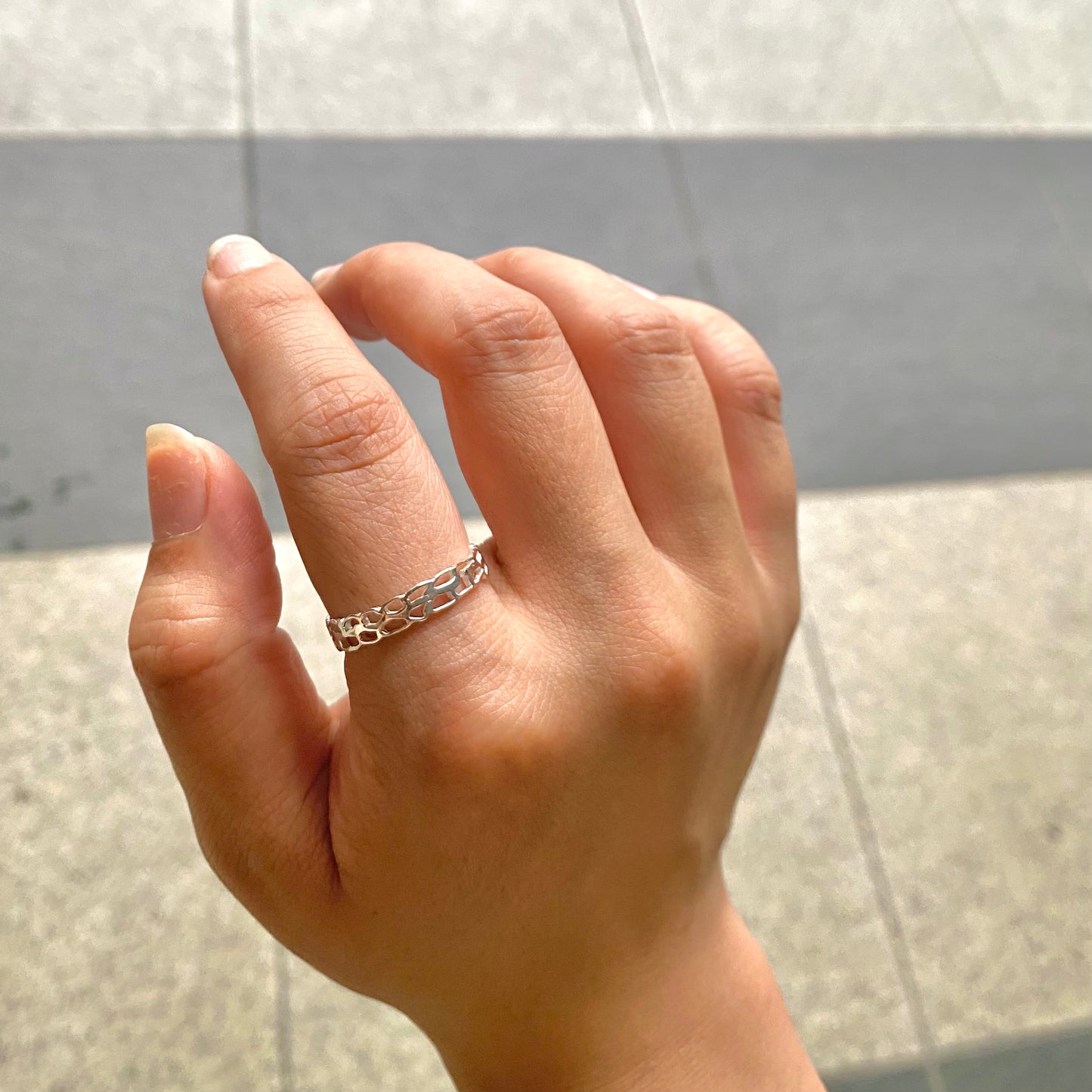 Silver925 plain ring 65