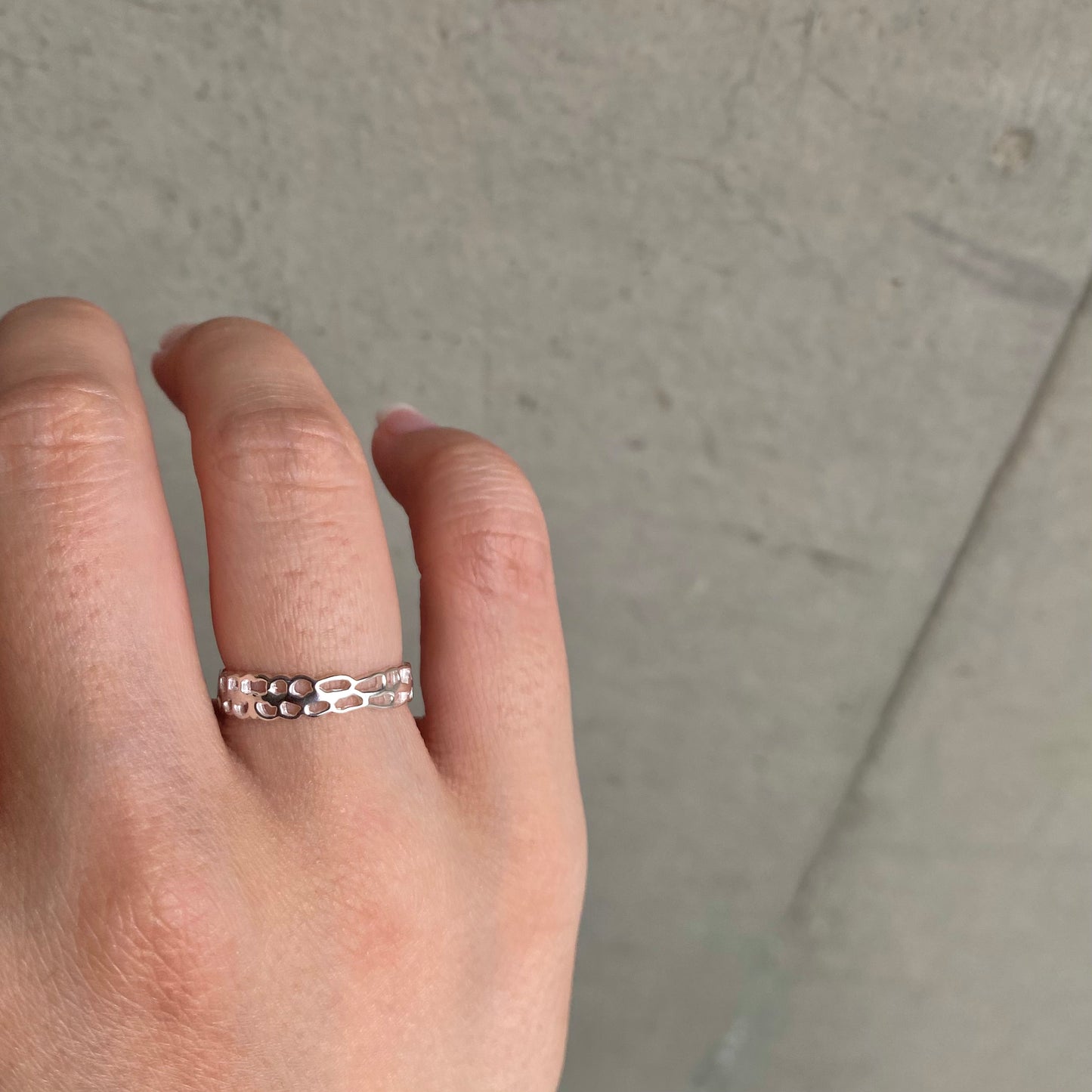 Silver925 plain ring 65