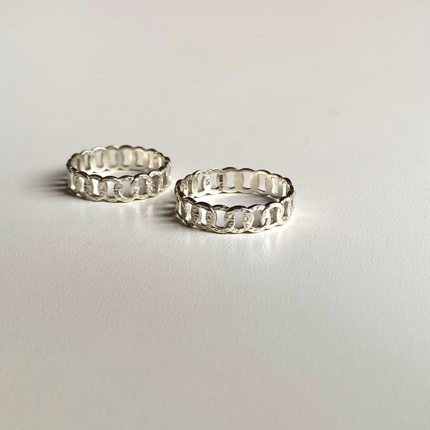 Silver925 plain ring 66