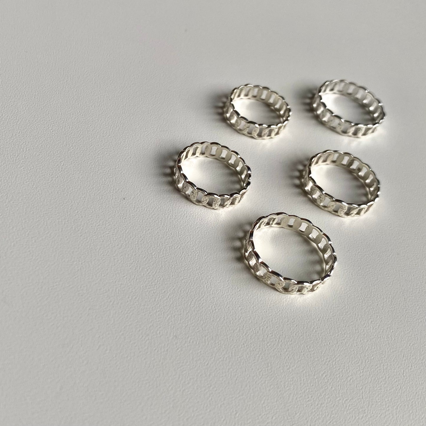 Silver925 plain ring 66