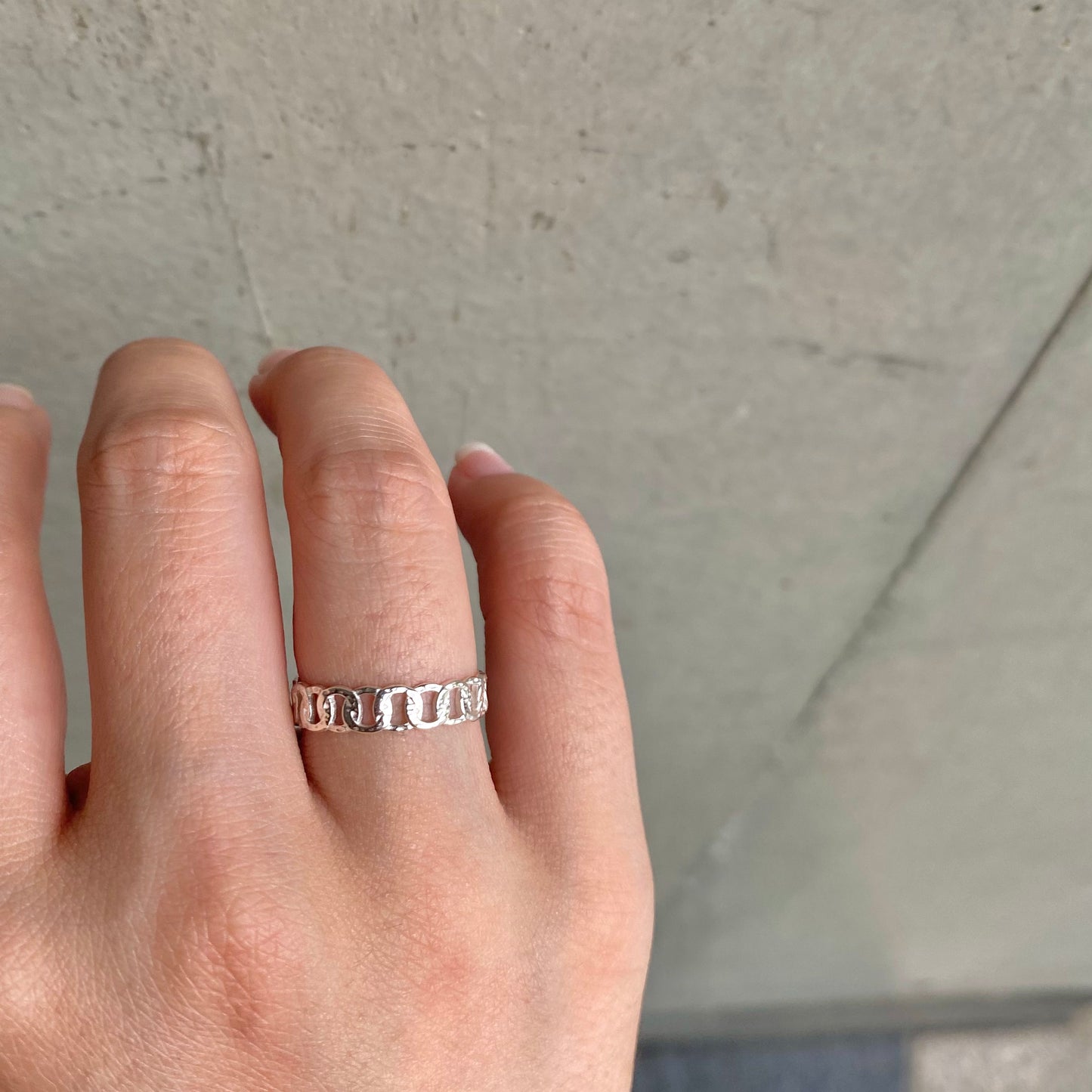 Silver925 plain ring 66