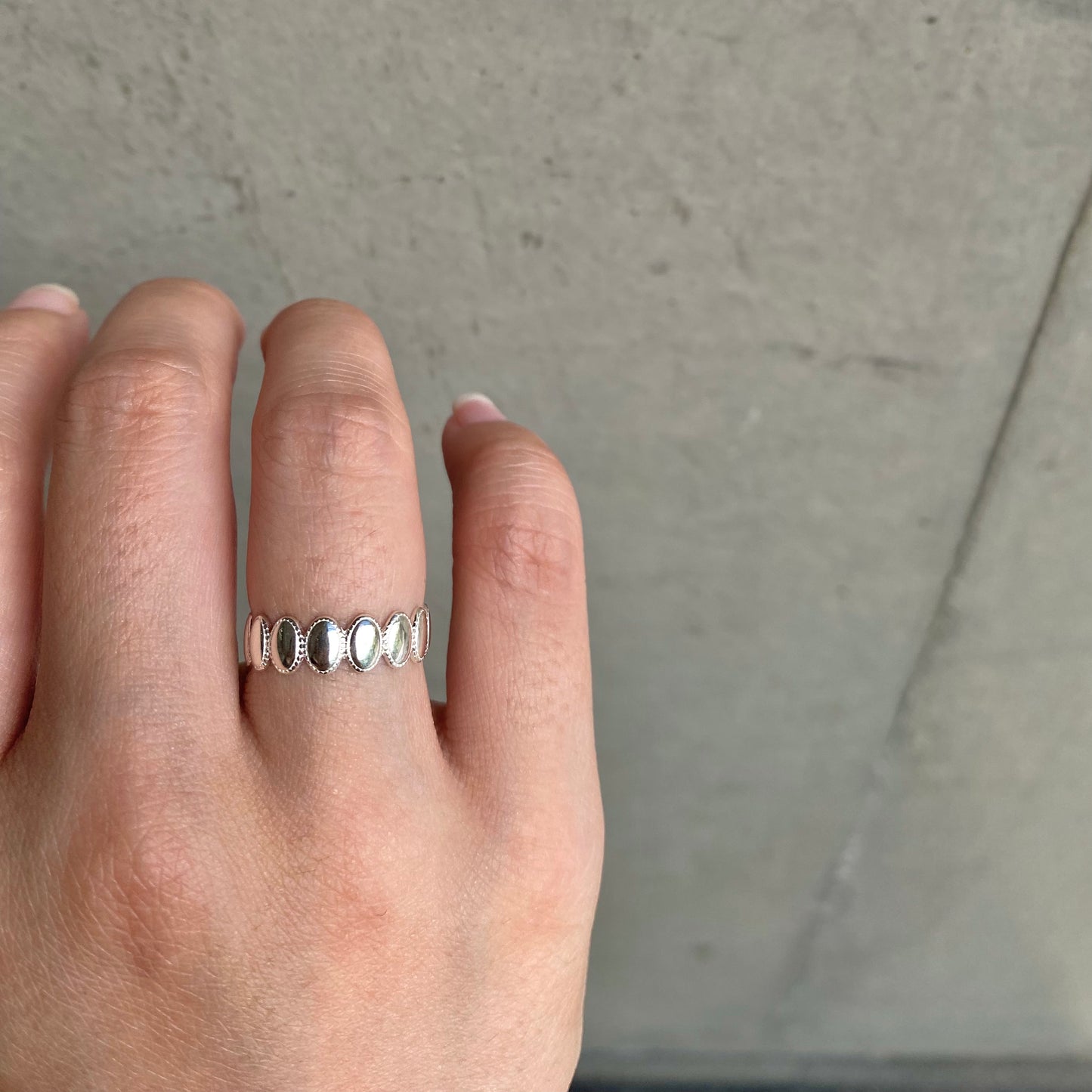 Silver925 plain ring 67
