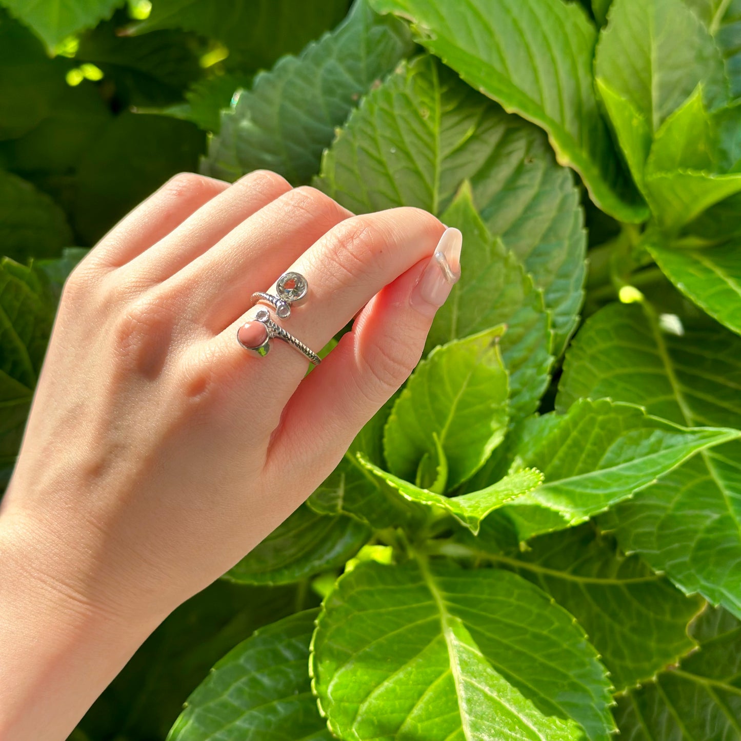 Silver925 4stone ring 2