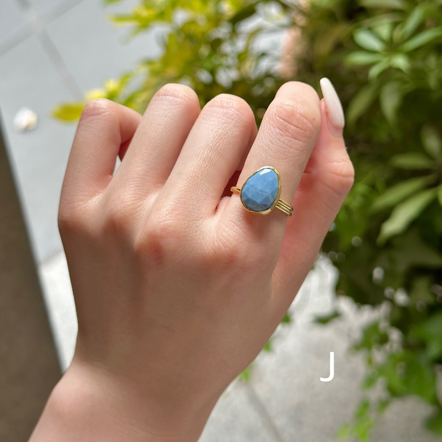Brass 1stone ring