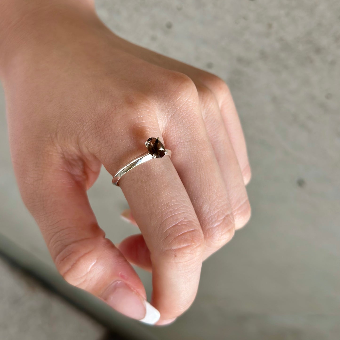 Silver925 tatezume ring