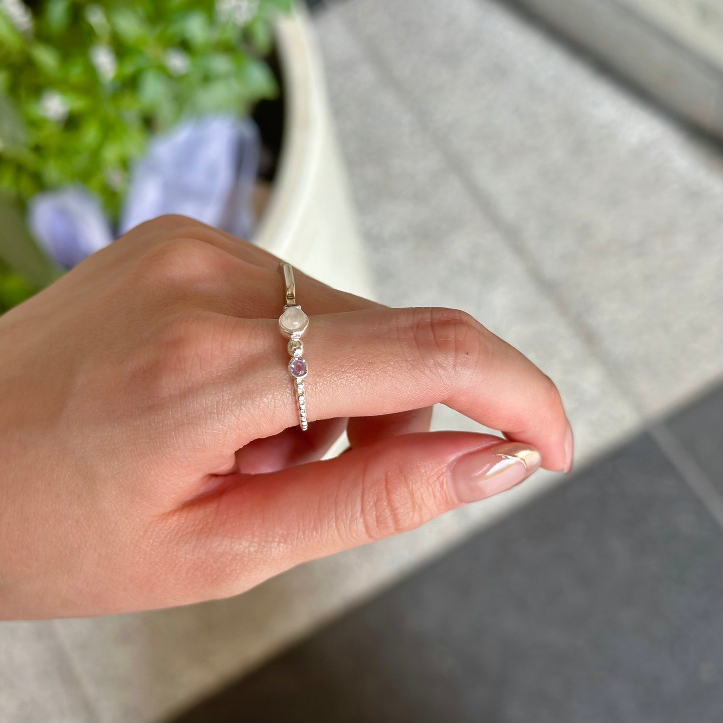 Silver925 3stone ring