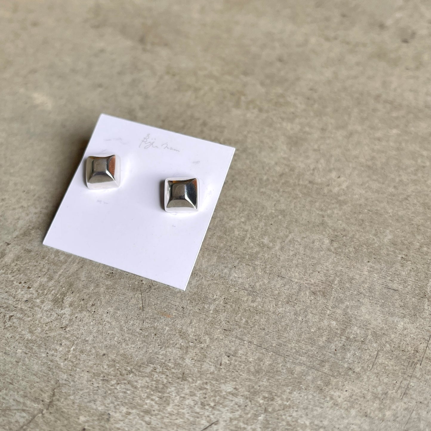 Silver925 plain pierce 1