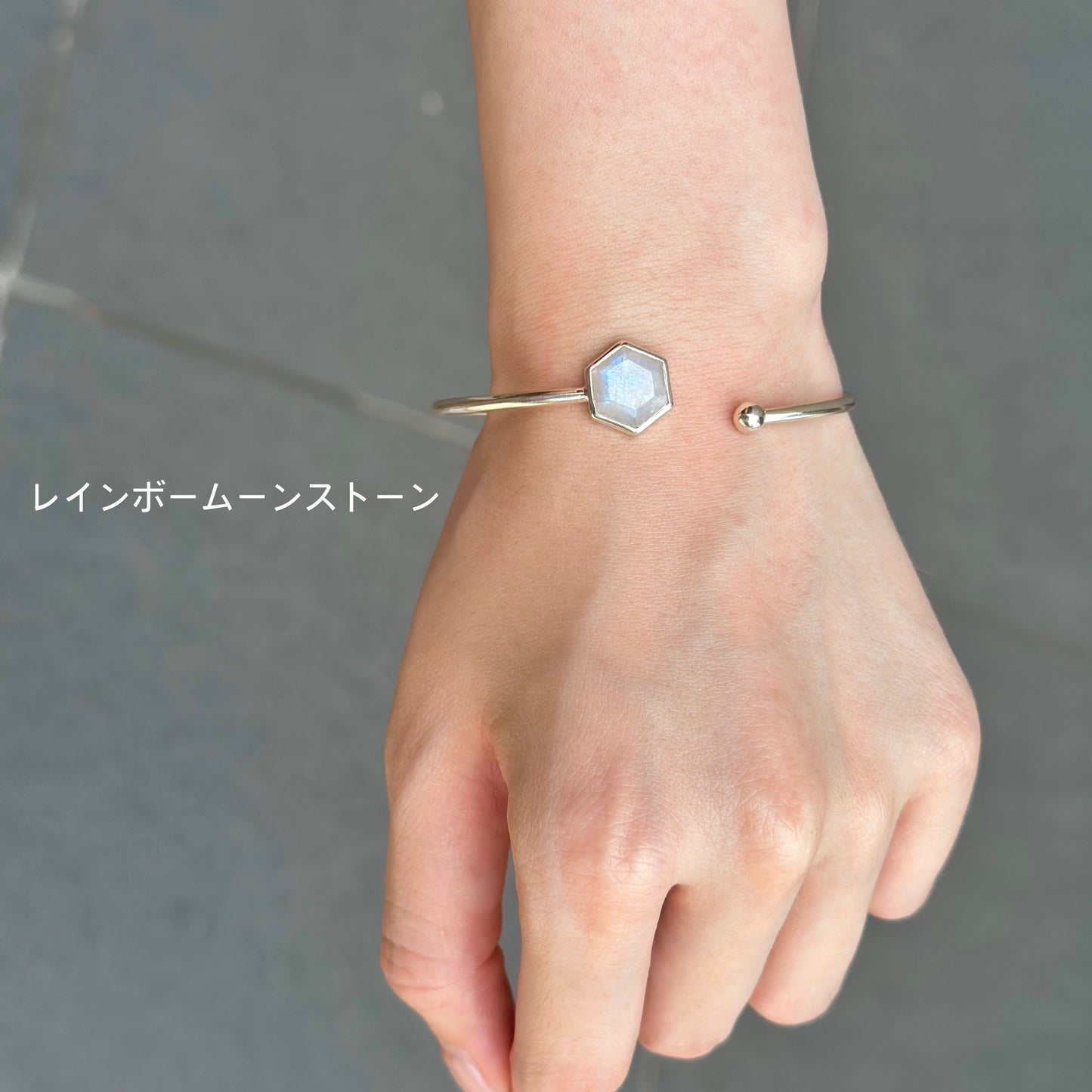 Silver925 stone bangle